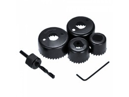 JUEGO SIERRA COPA PARA MADERA / PVC 6 PZS