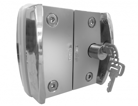 CERRADURA CORREDIZA P/ BLINDEX VIDRIO-VIDRIO