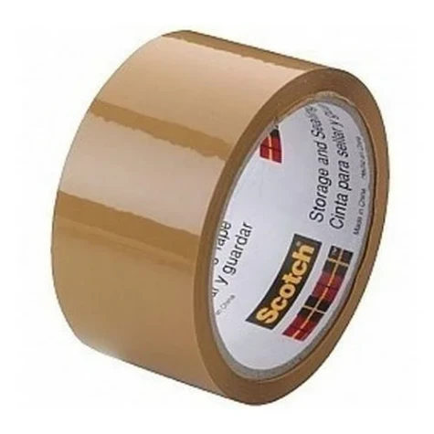 CINTA EMBALAJE MARRÓN 100M
