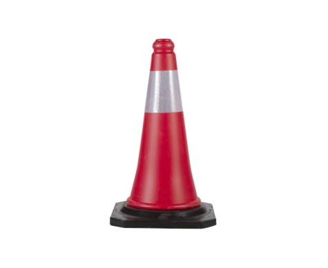CONO DE SEGURIDAD BASE PESADA 50 CM