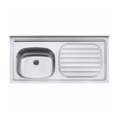 PILETA INOX. TRAMONTINA 1" BACHA IZQUIERDO